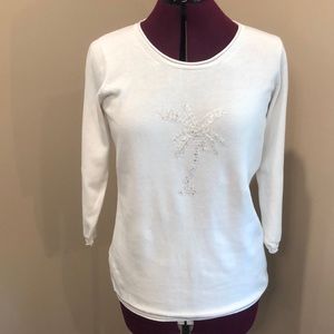 Tommy Bahama beaded sweater